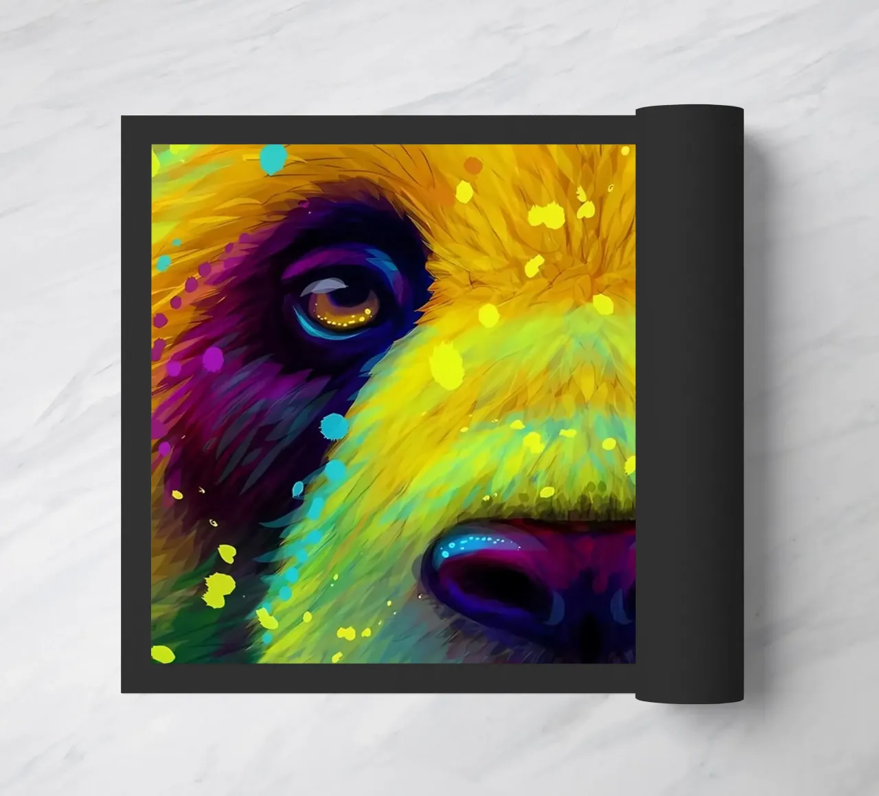 Panda colorato zerbino da Delaplane