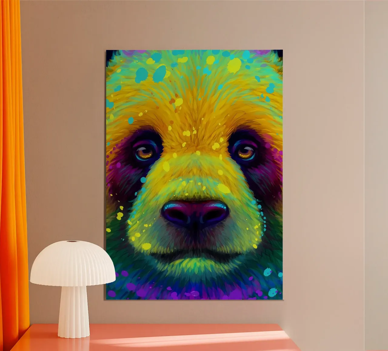 Panda colorato alluminio dibond da Delaplane