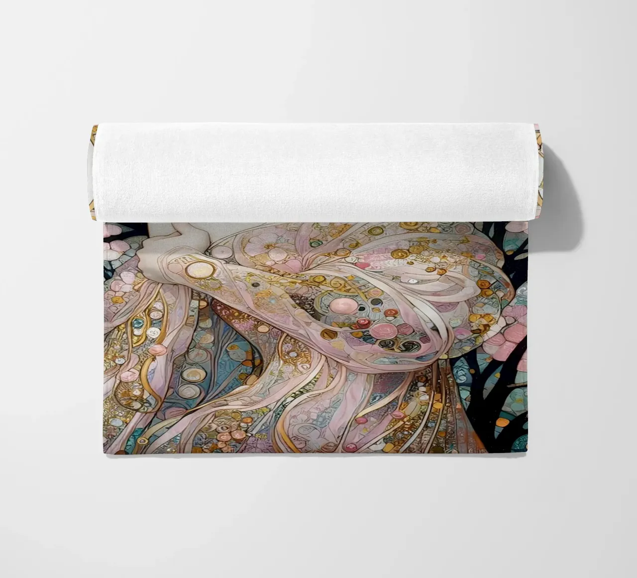 Sogno di primavera telo mare da Art-Nouveau-Dsg