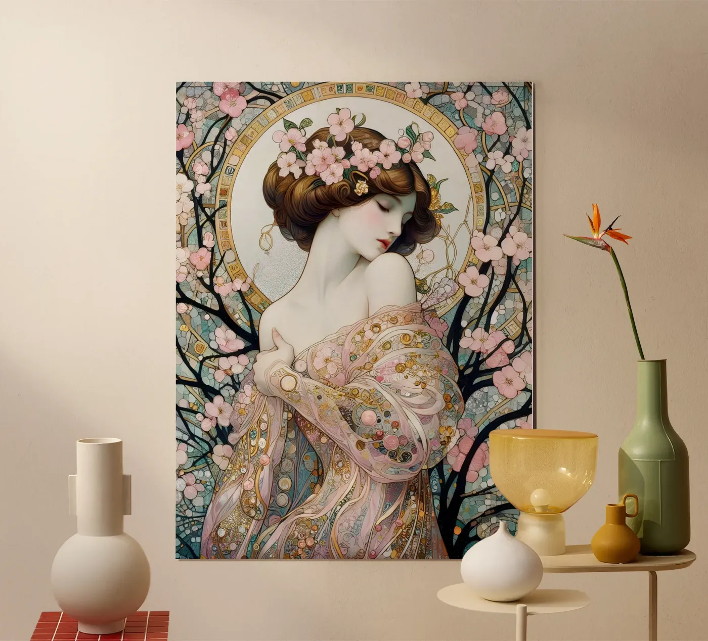 Spring dream poster by Art-Nouveau-Dsg