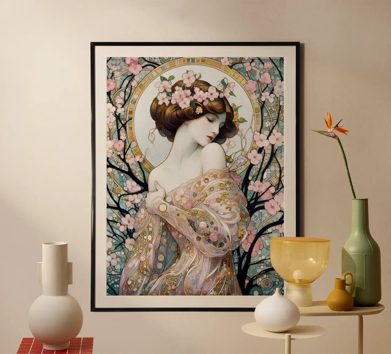 Spring dream poster by Art-Nouveau-Dsg