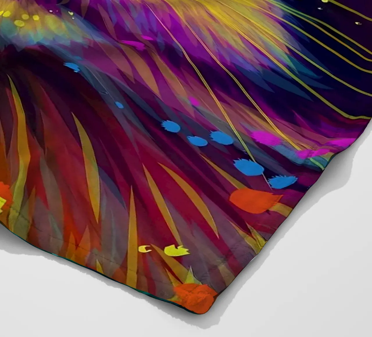 Procione colorato coperta in pile da Delaplane
