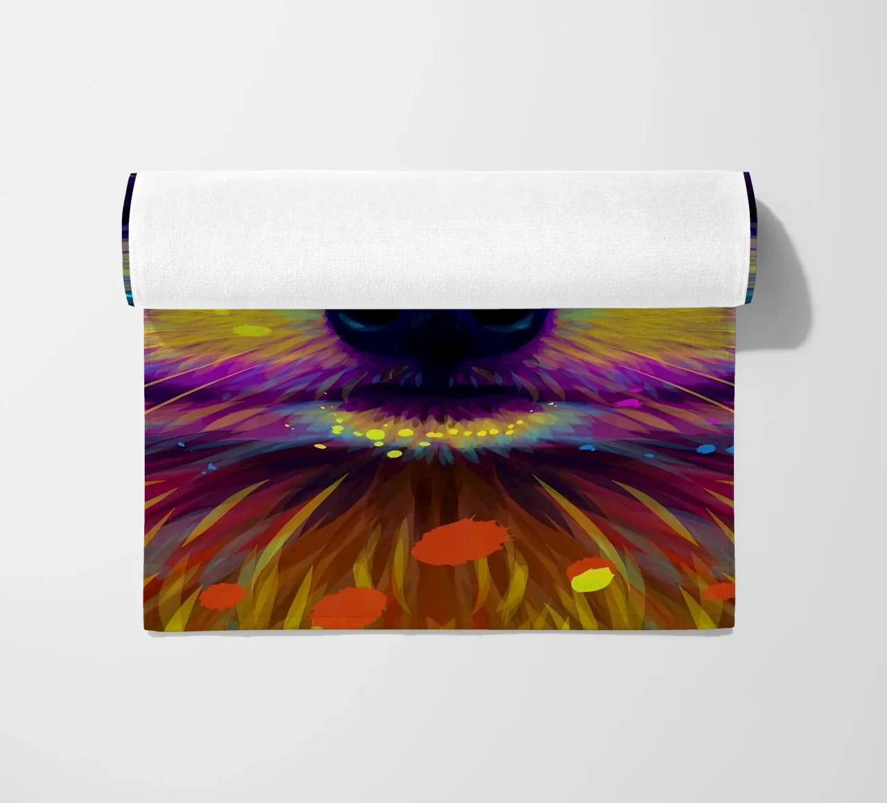 Procione colorato telo mare da Delaplane