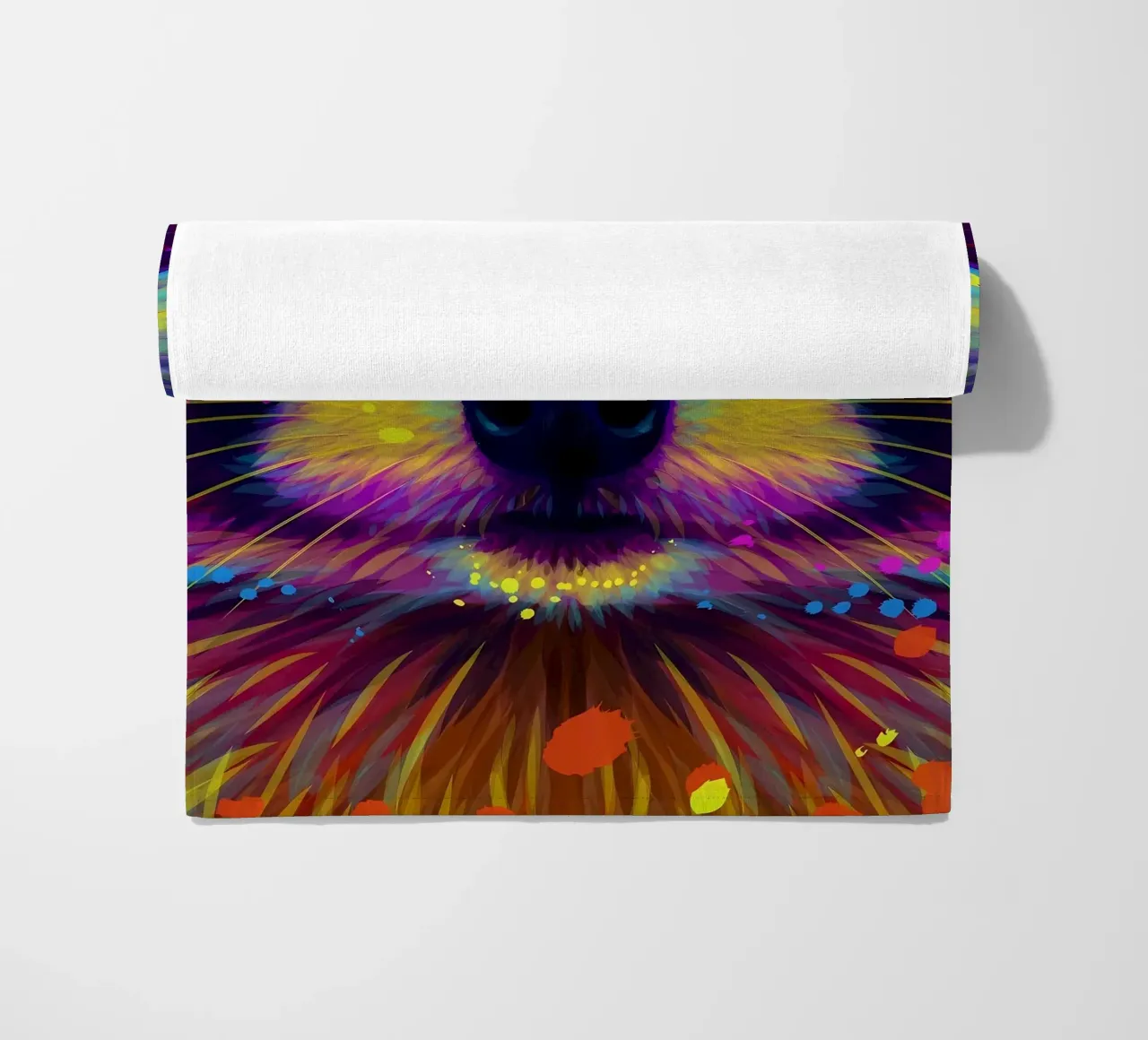 Procione colorato telo mare da Delaplane