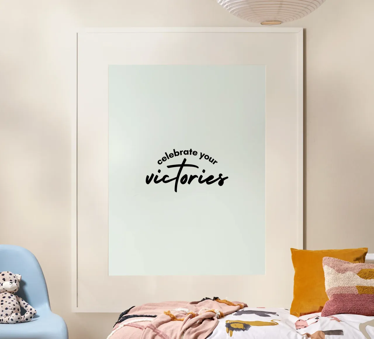Motivational Quotes poster con telaio in alluminio da Dreamer10