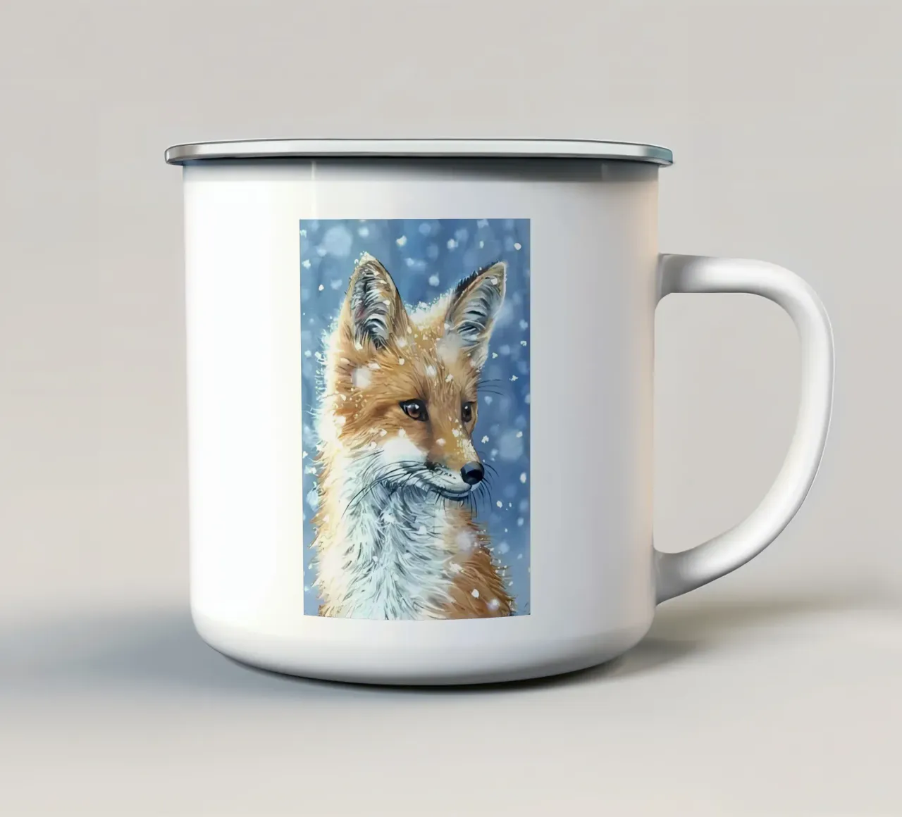 Poster minimalista 199 tazza in smalto da Kadynce