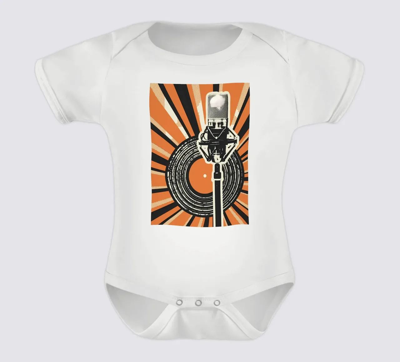 Lecture d'un disque vinyle body bébé de Mikesell