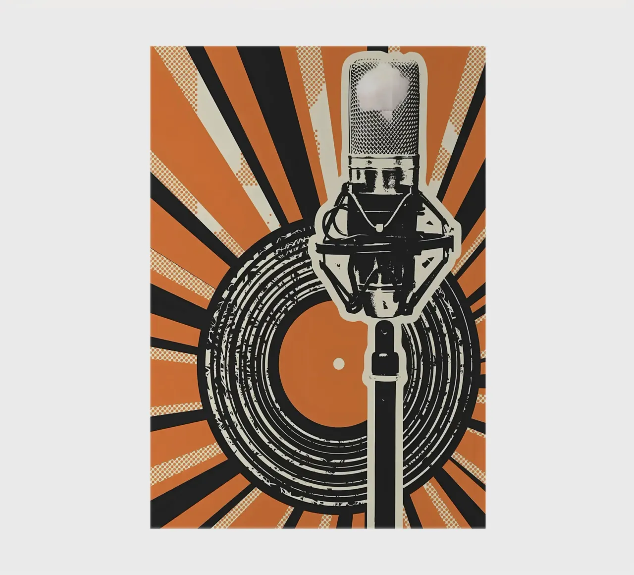 Lecture d'un disque vinyle carnet de notes de Mikesell