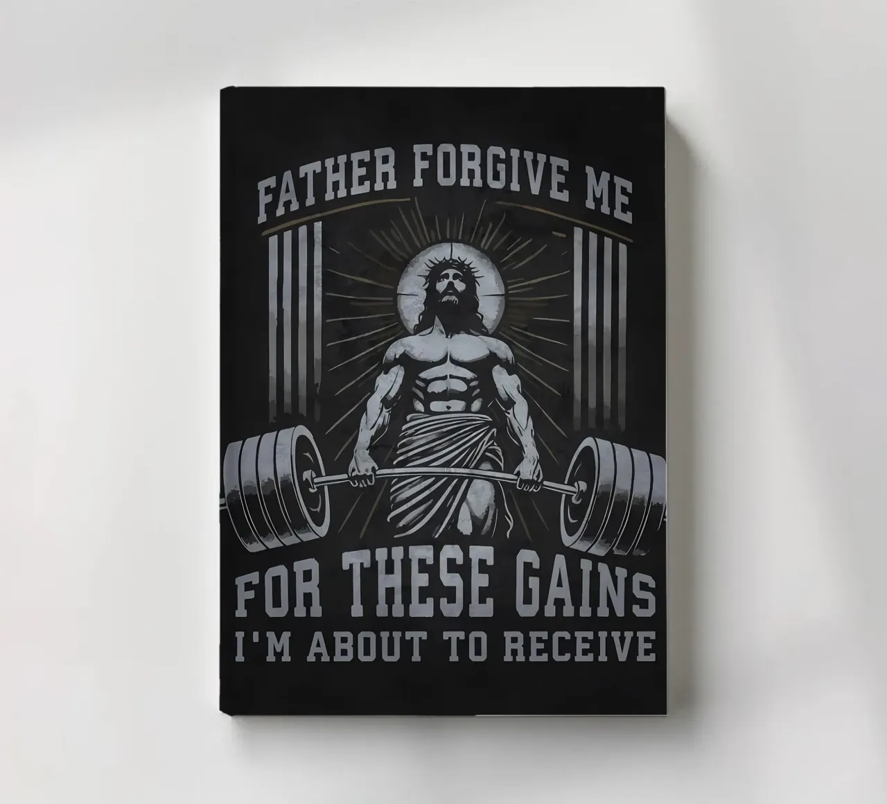 Vater vergib mir diese Fehler, Jesus Workout Notizbuch von Delaplane