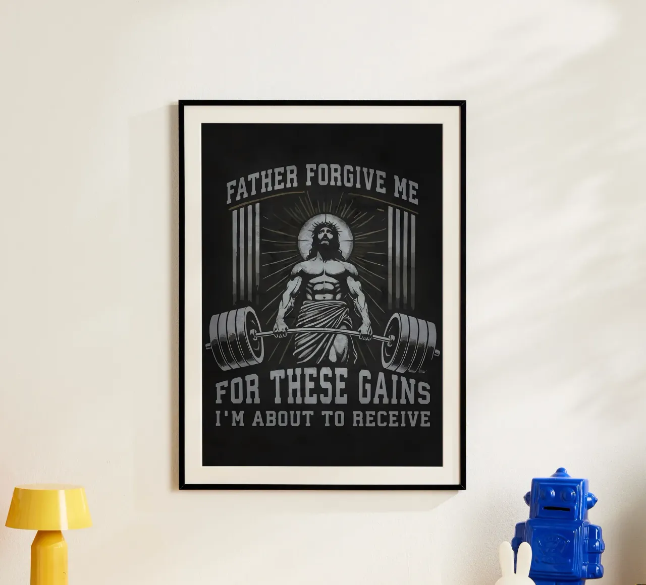 Vader Vergeef deze verworvenheden, Jezus Workout hahnemühle van Delaplane