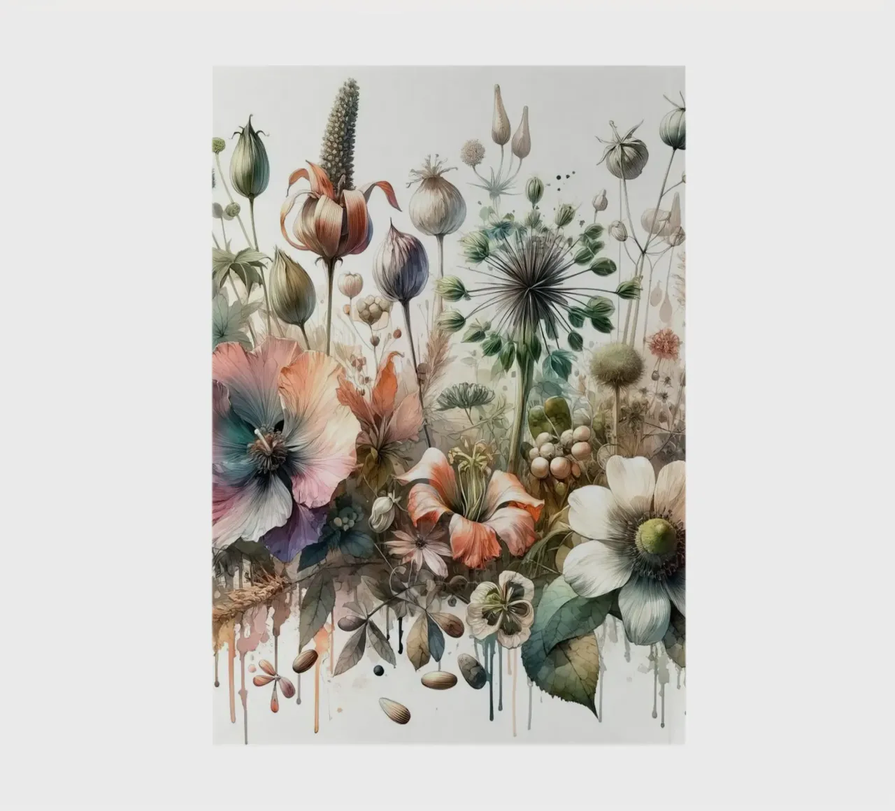 Symphonie der botanischen Wunder Notizbuch von Chromatic Fusion Studio