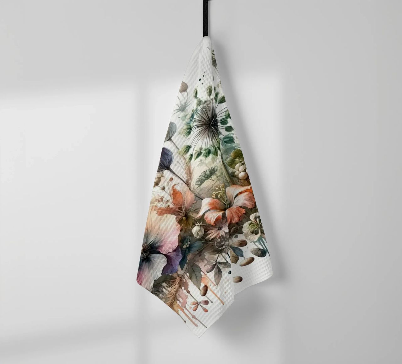 Symphonie de merveilles botaniques torchon de Chromatic Fusion Studio