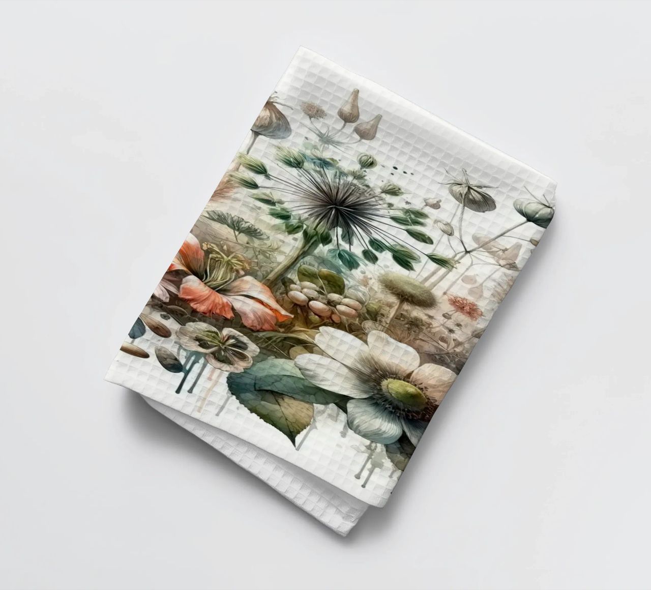 Symphonie de merveilles botaniques torchon de Chromatic Fusion Studio