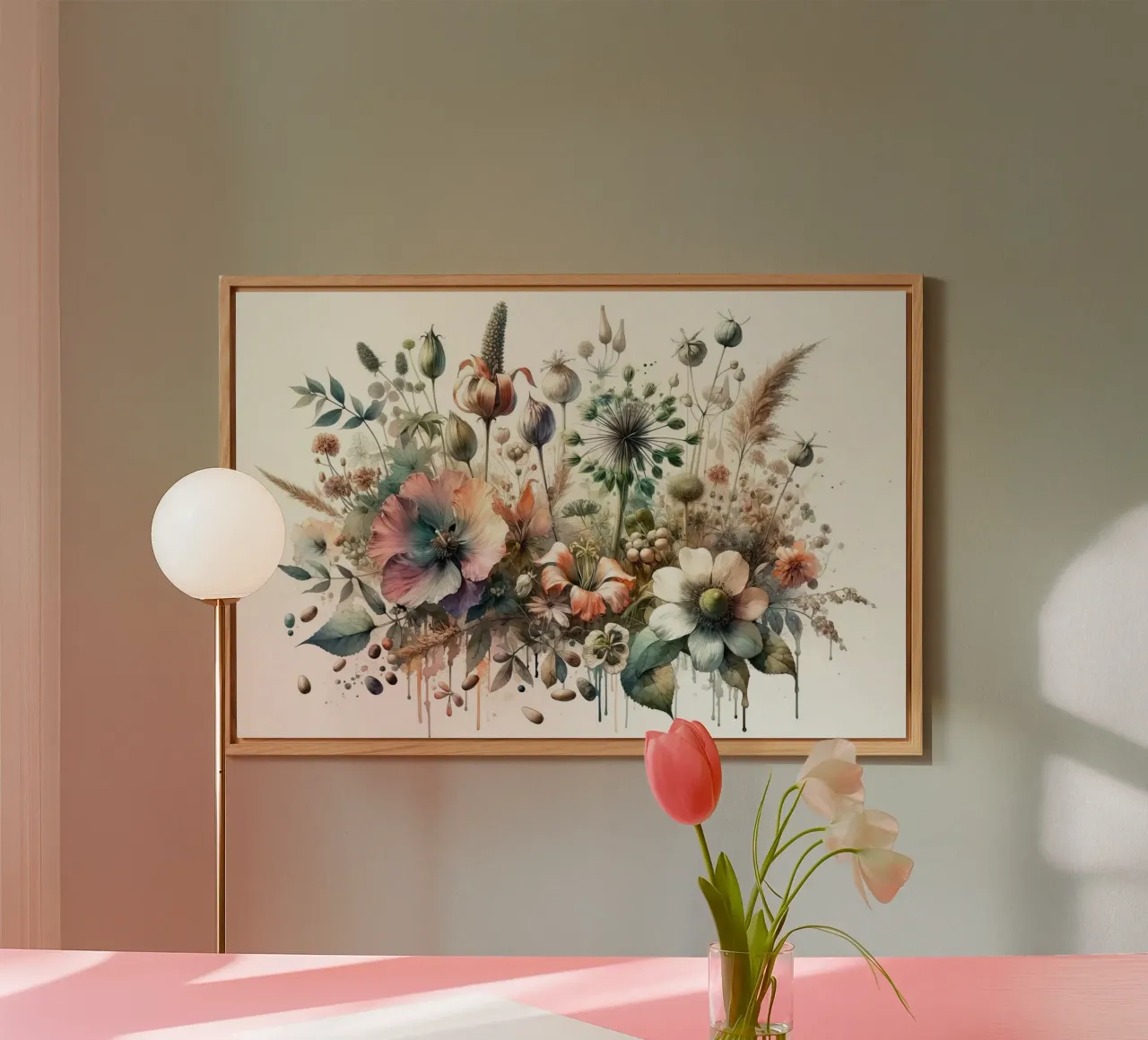 Sinfonia di meraviglie botaniche pannello forex da Chromatic Fusion Studio