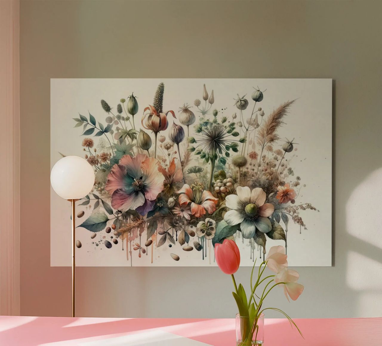 Symphony of Botanical Wonders forex plate by Chromatic Fusion Studio