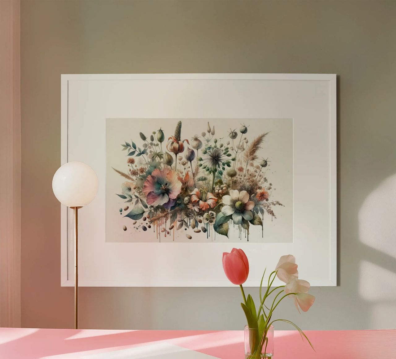 Symphonie de merveilles botaniques poster de Chromatic Fusion Studio