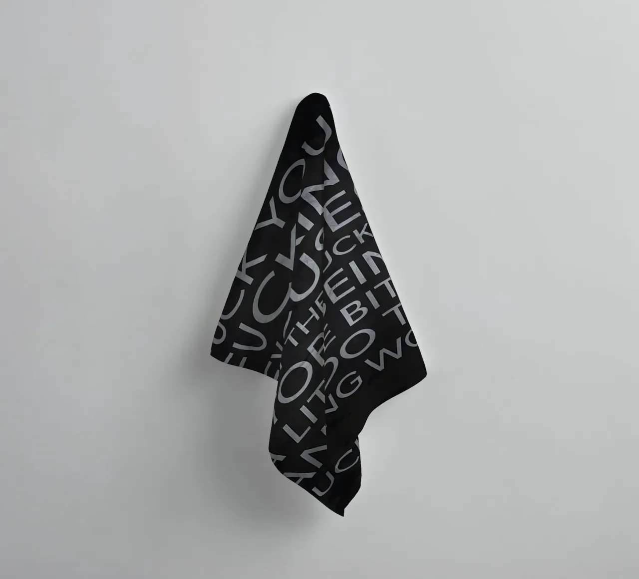 No Excuses Do The Work towel by Delaplane