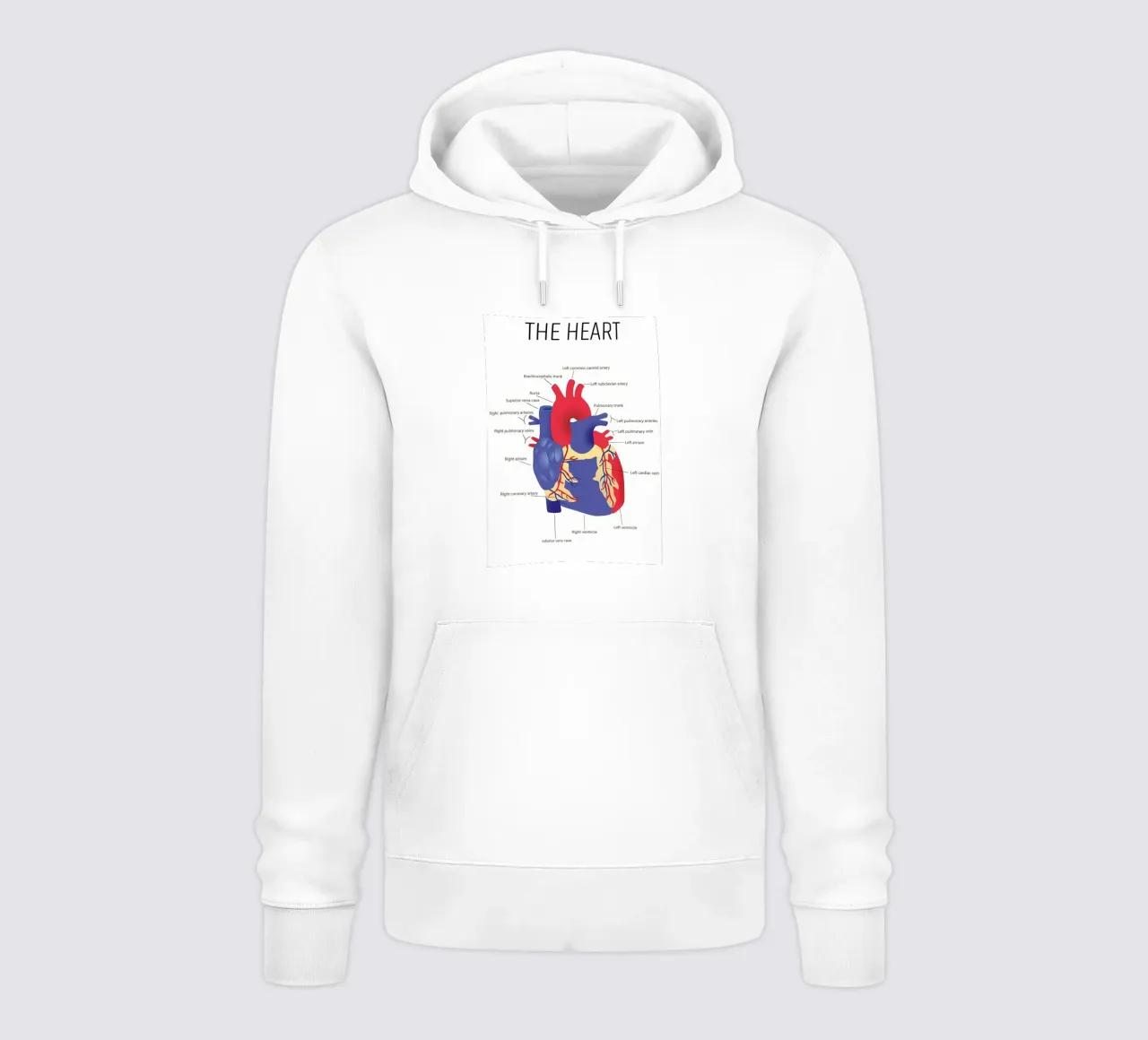 Anatomia del cuore felpa con cappuccio da Mikesell