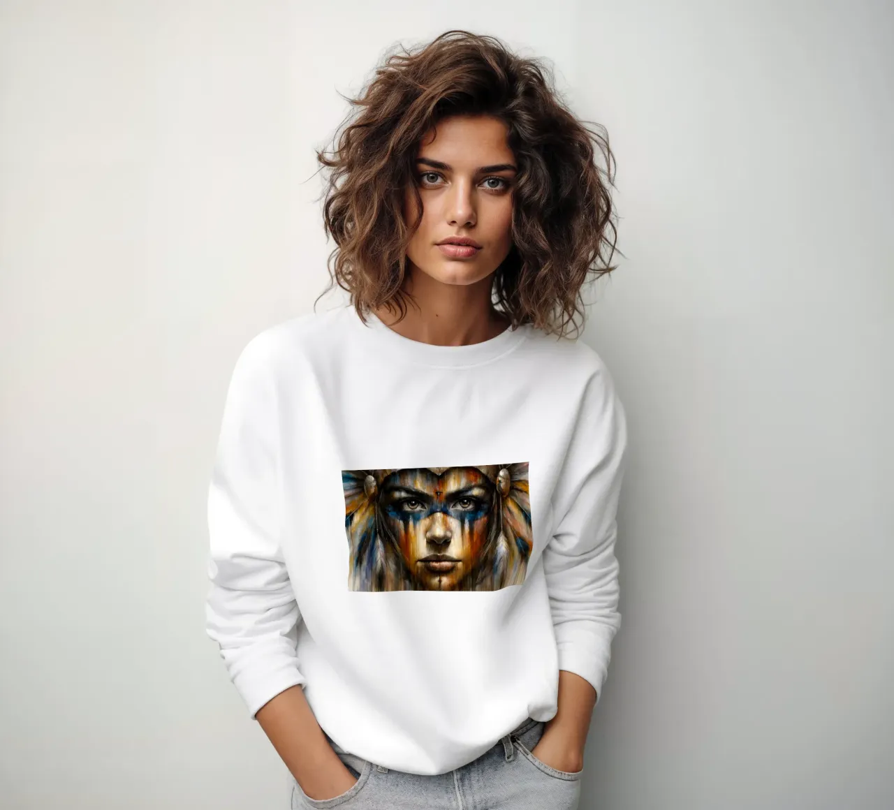 Spirit's Whisper sweatshirt by Chromatic Fusion Studio