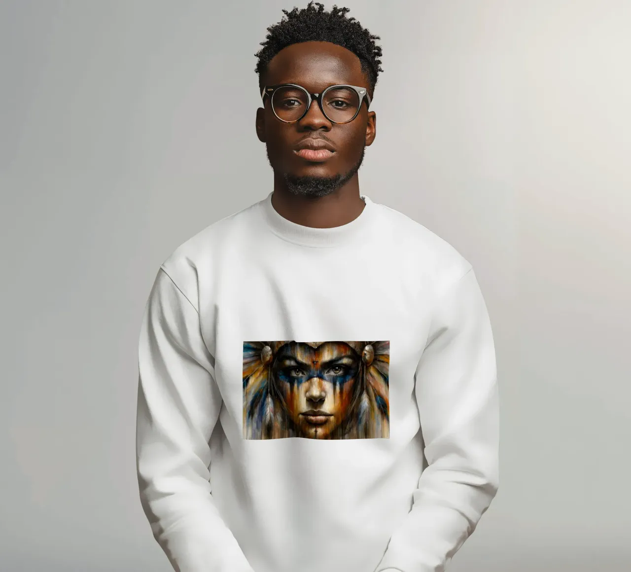 Spirit's Whisper sweatshirt by Chromatic Fusion Studio