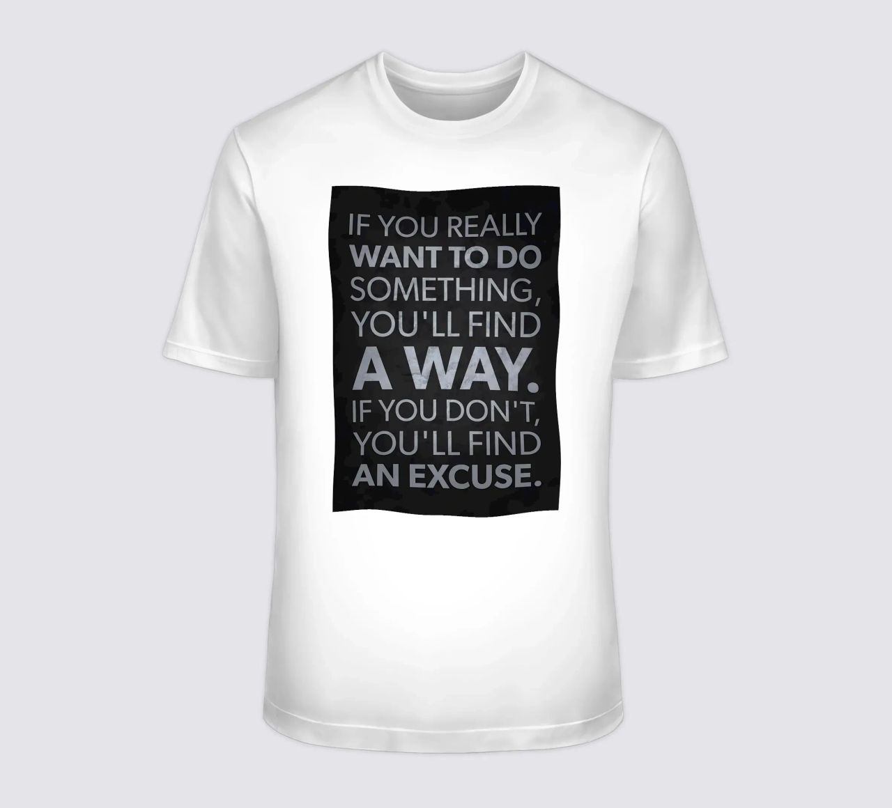 Scuse vs. Trova un modo t-shirt da Bassy