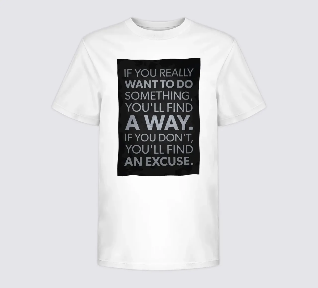 Scuse vs. Trova un modo t-shirt bambini da Bassy