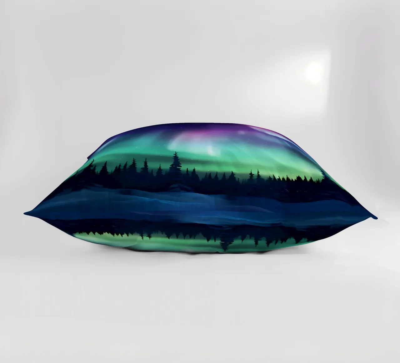 L'Aurora Boreale colorata cuscino da Ginnery