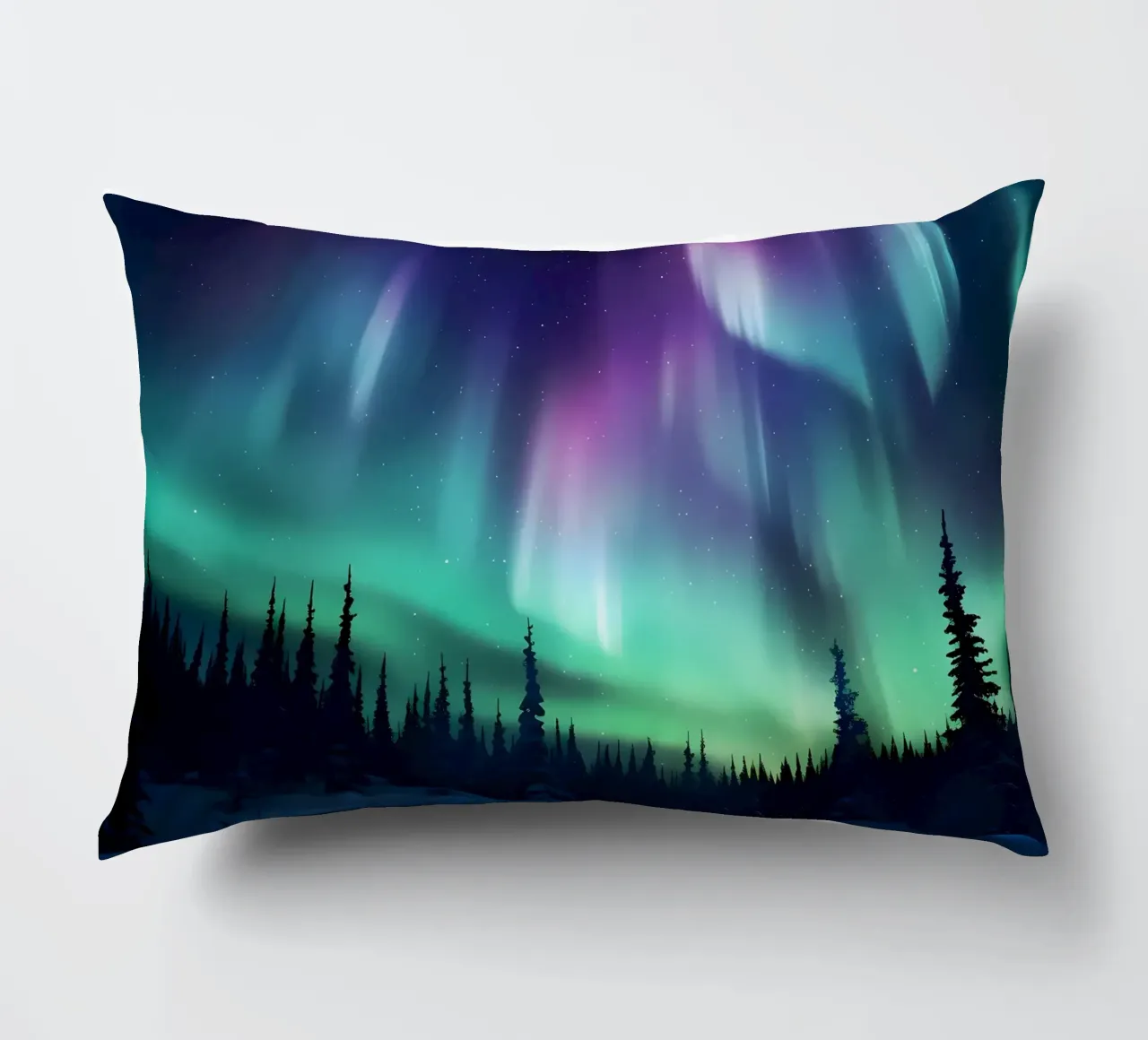 L'Aurora Boreale colorata cuscino da Ginnery