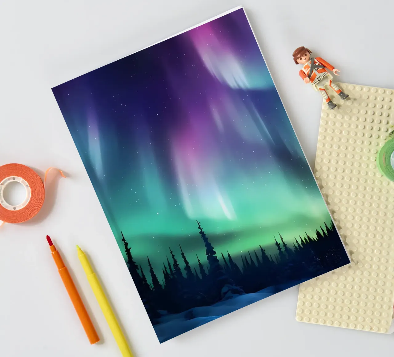 L'Aurora Boreale colorata diario da Ginnery