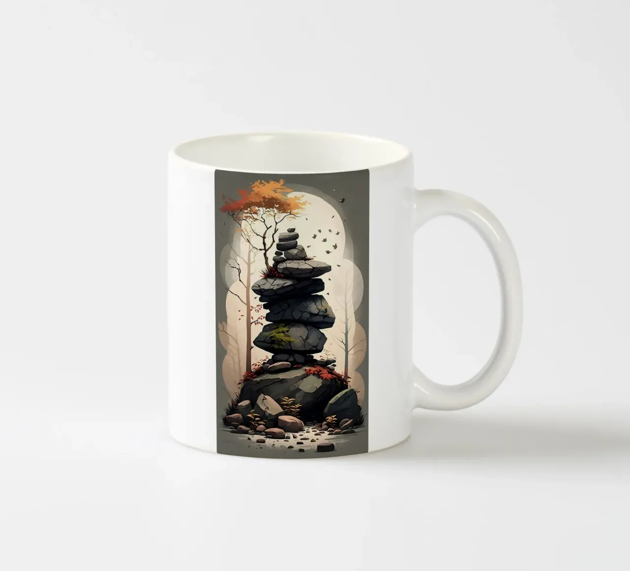Poster minimalista 203 tazza in ceramica da Kadynce