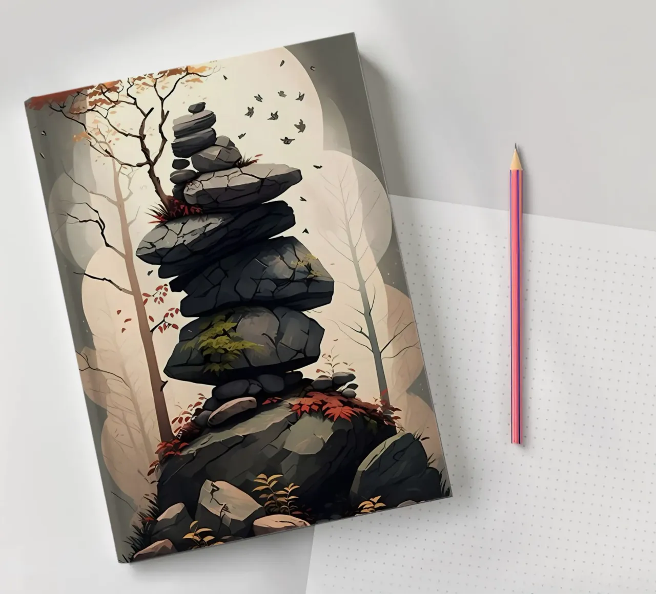 Minimalist Poster 203 notebook by Kadynce