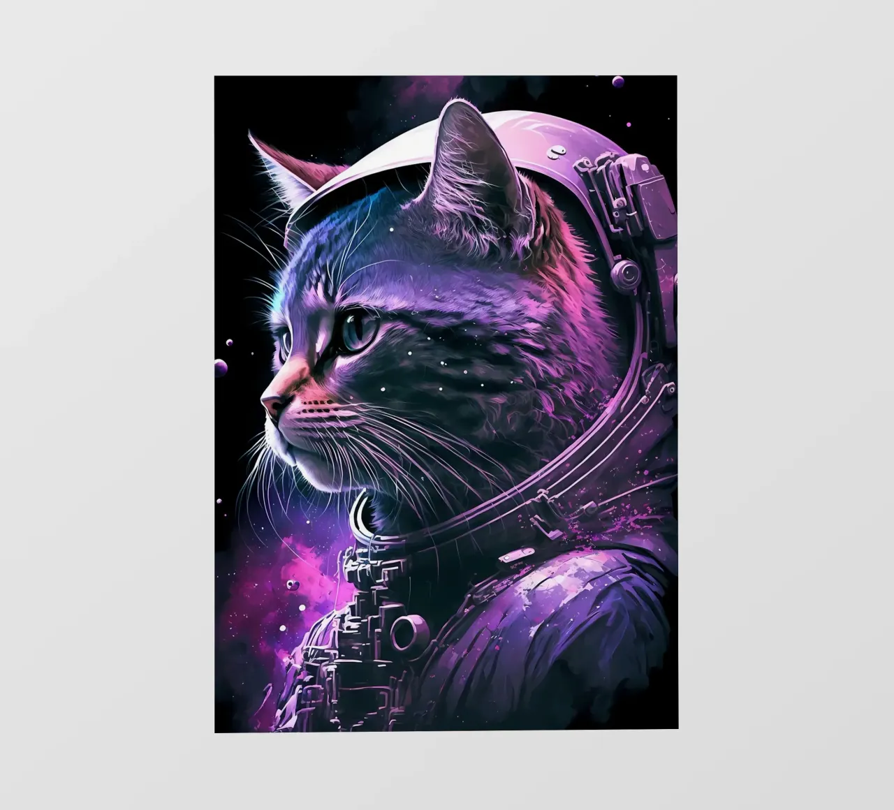Gatto astronauta spaziale telo in pvc da Mikesell
