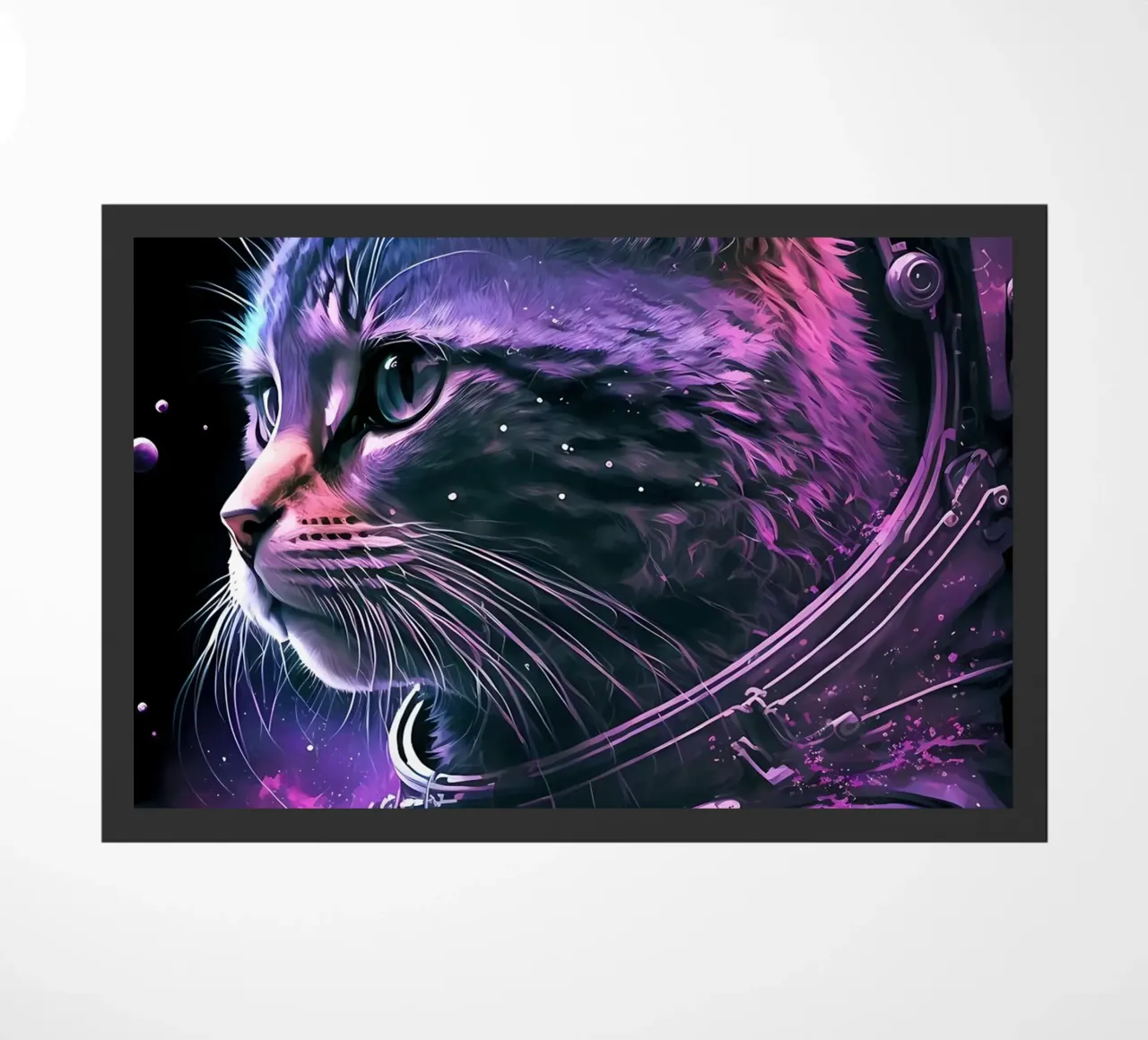 Astronaut Space Cat doormat by Mikesell