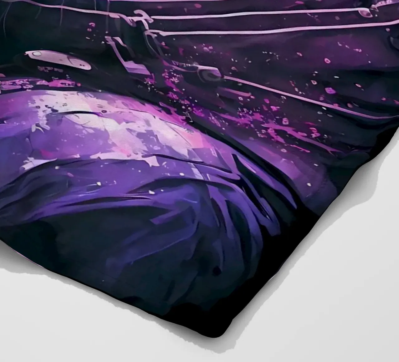Astronaut Space Cat fleece blanket by Mikesell