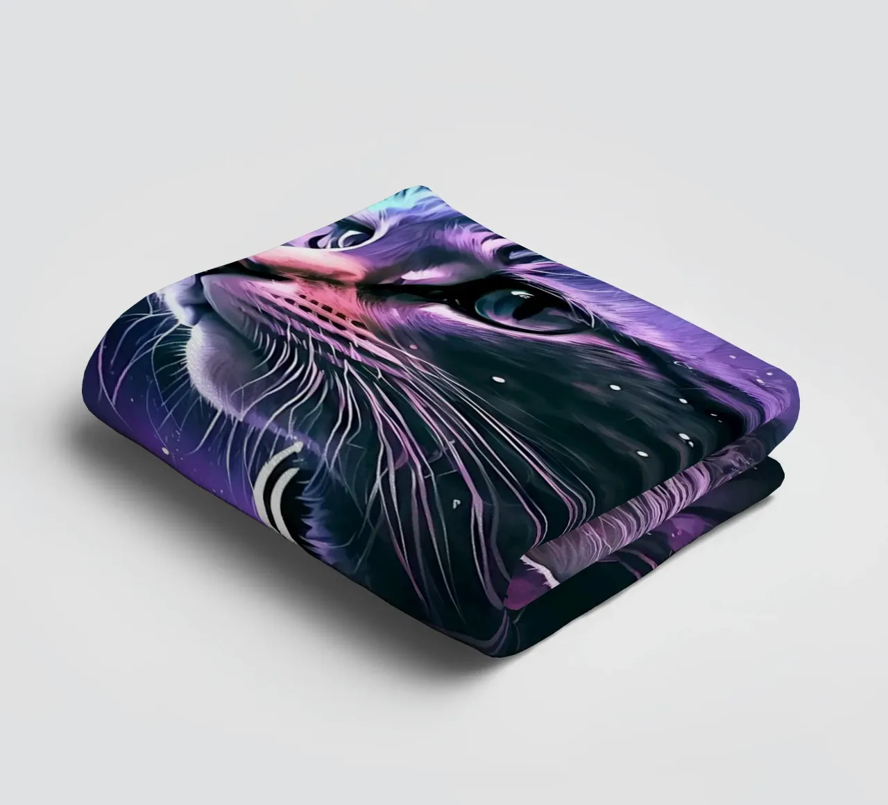 Astronaut Space Cat towel by Mikesell