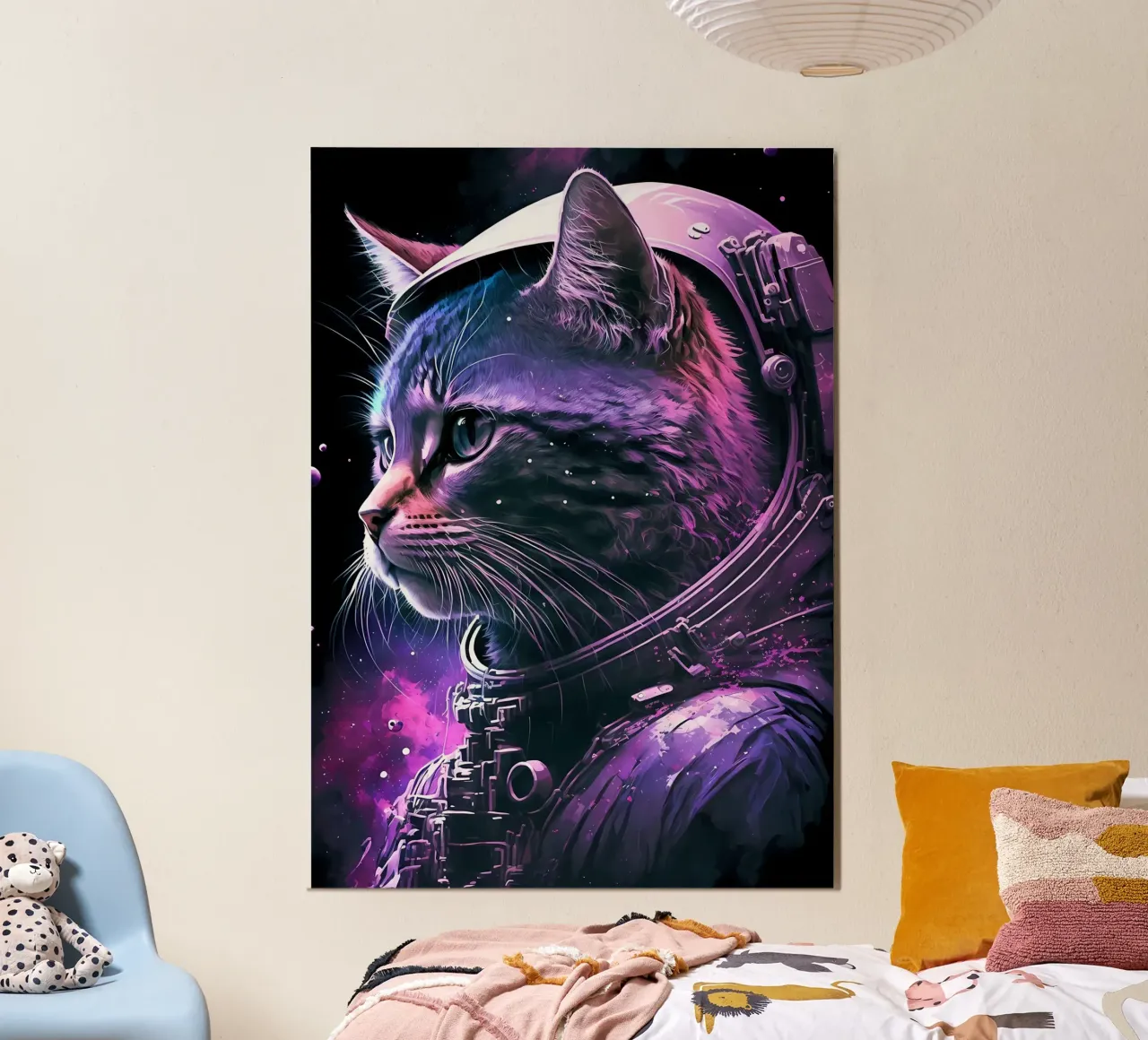 Astronaut Space Cat hahnemühle by Mikesell