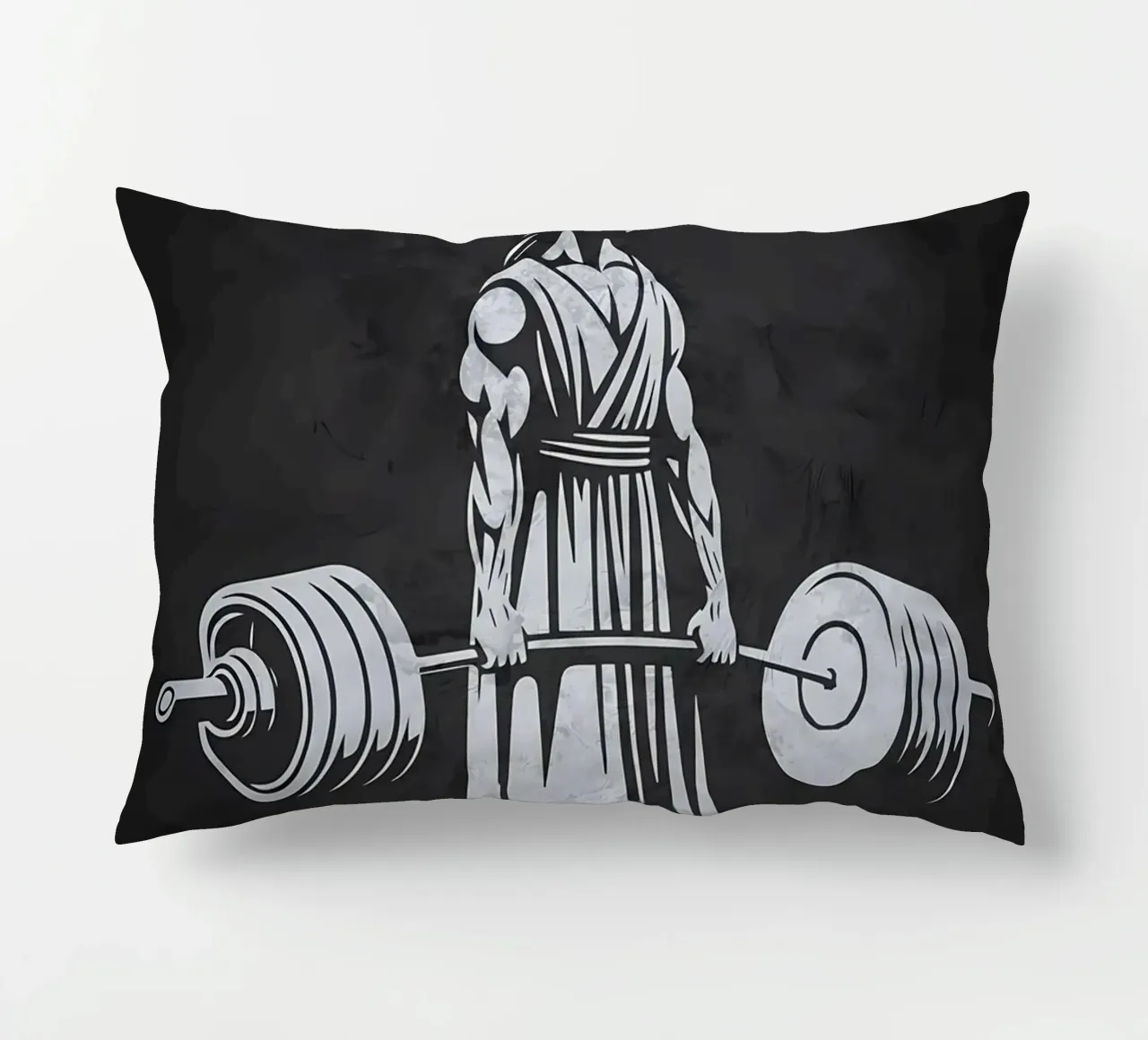 Allenamento di bodybuilding con Gesù cuscino da Delaplane