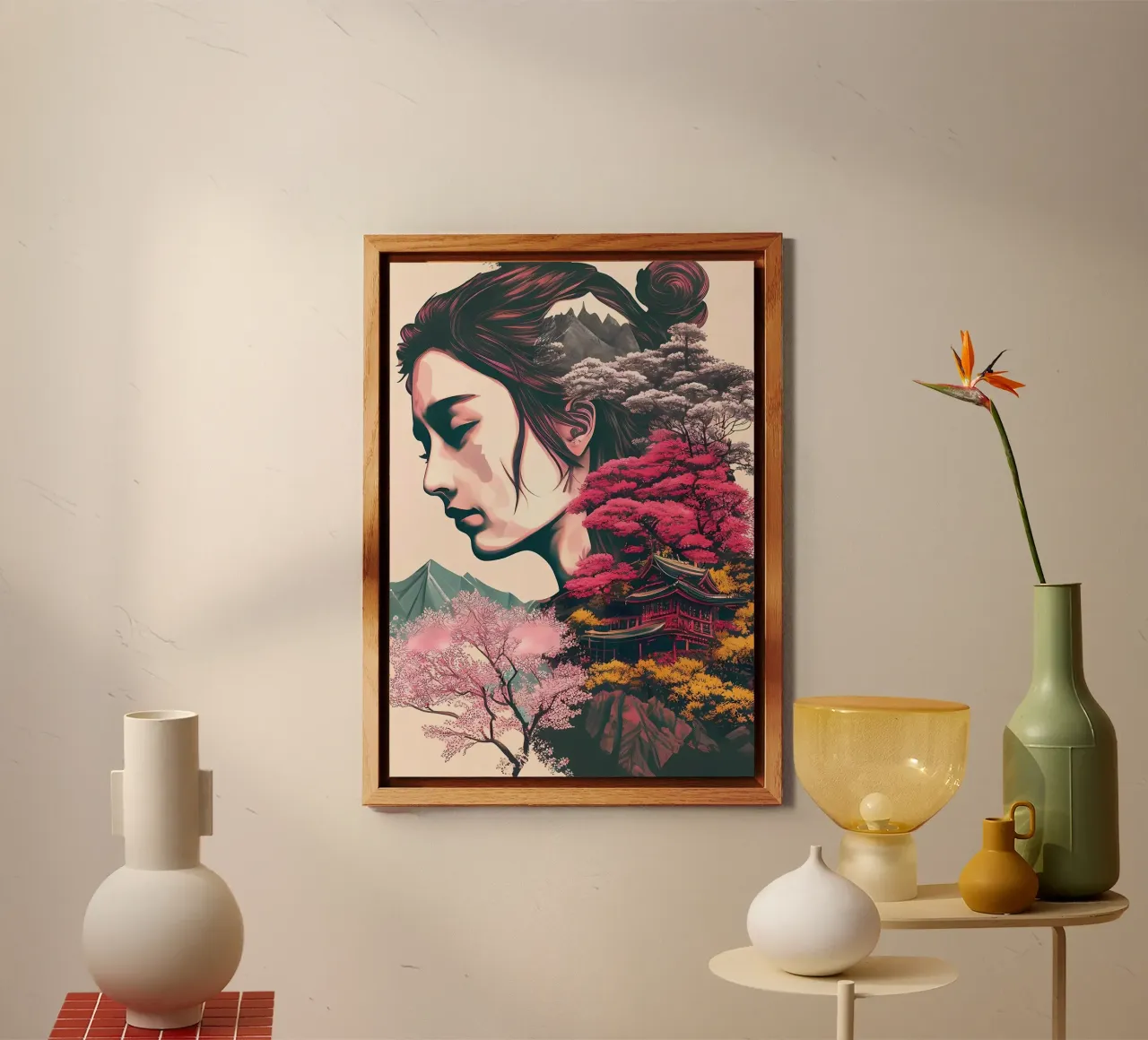 Cherry Blossom Japan Art forex plate by Mikesell