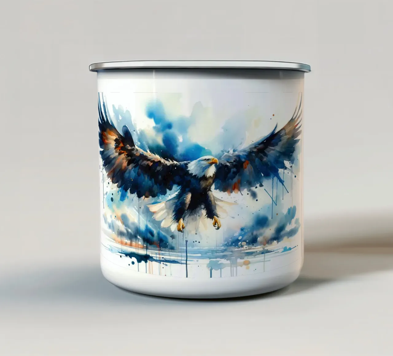 Spirito di libertà tazza in smalto da Chromatic Fusion Studio