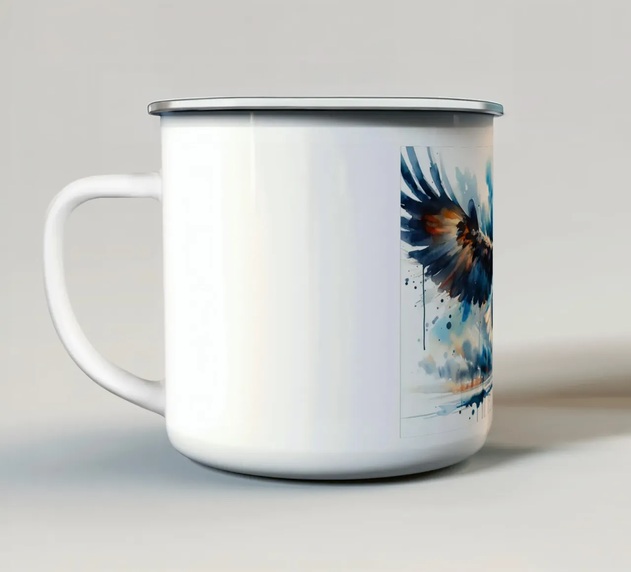Spirito di libertà tazza in smalto da Chromatic Fusion Studio