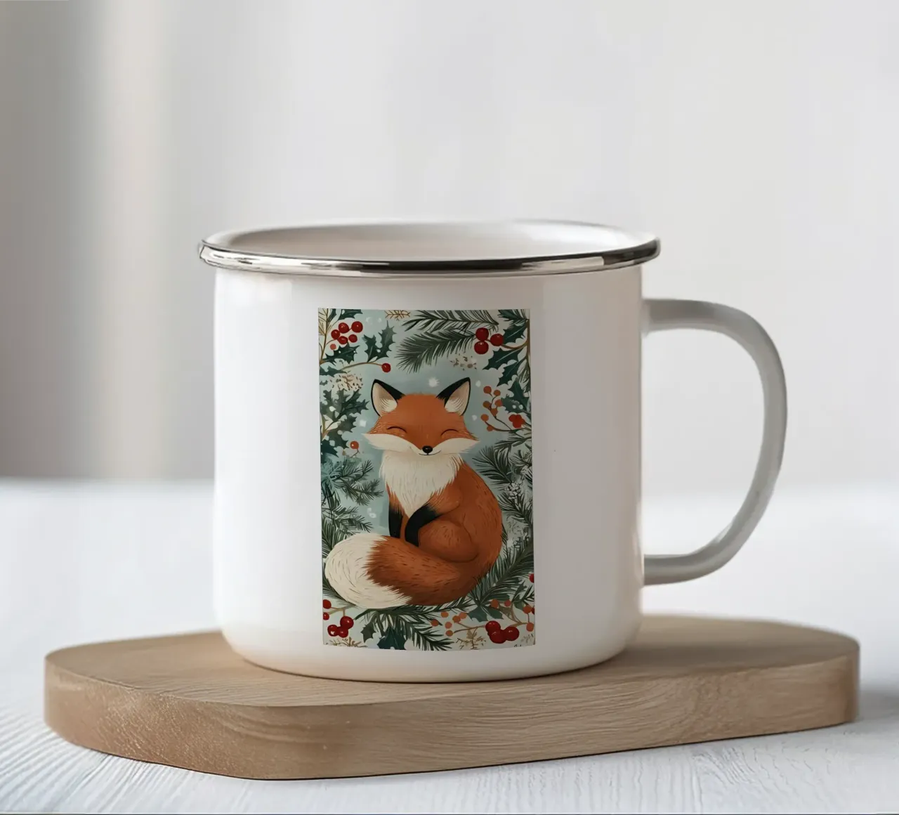Poster minimalista 206 tazza in smalto da Kadynce