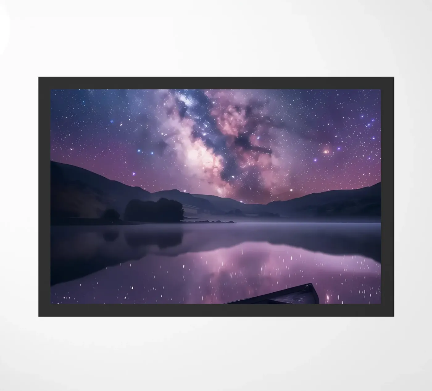 Galaxy Reflection doormat by Ginnery