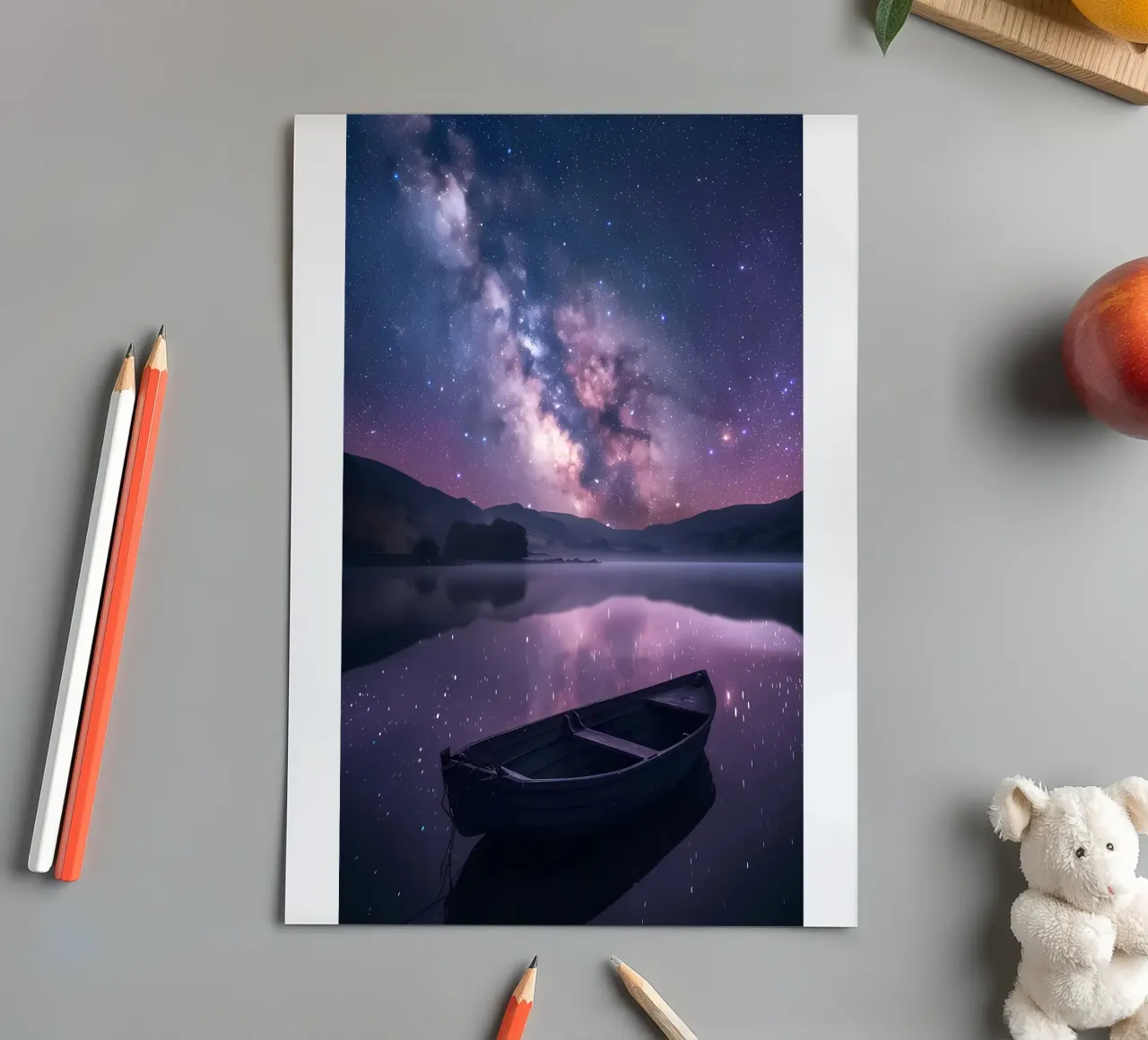 Galaxy Reflection sticker sheet by Ginnery