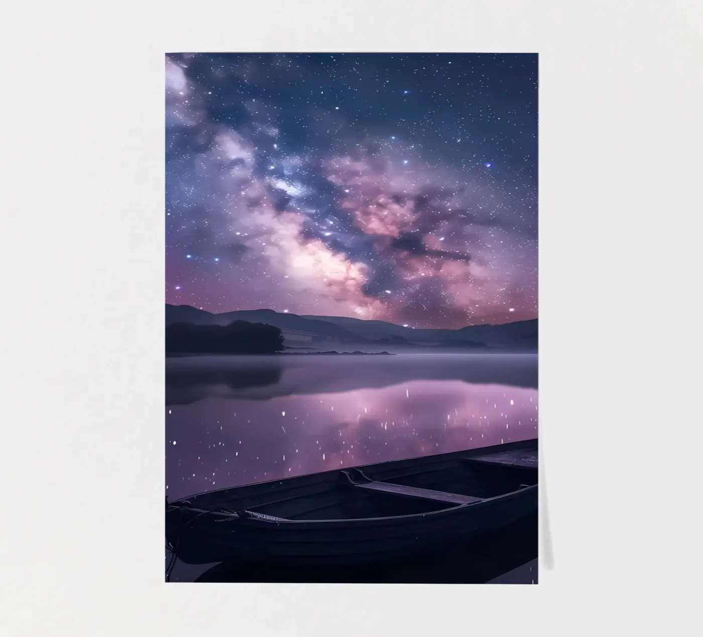 Galaxy Reflection sticker sheet by Ginnery