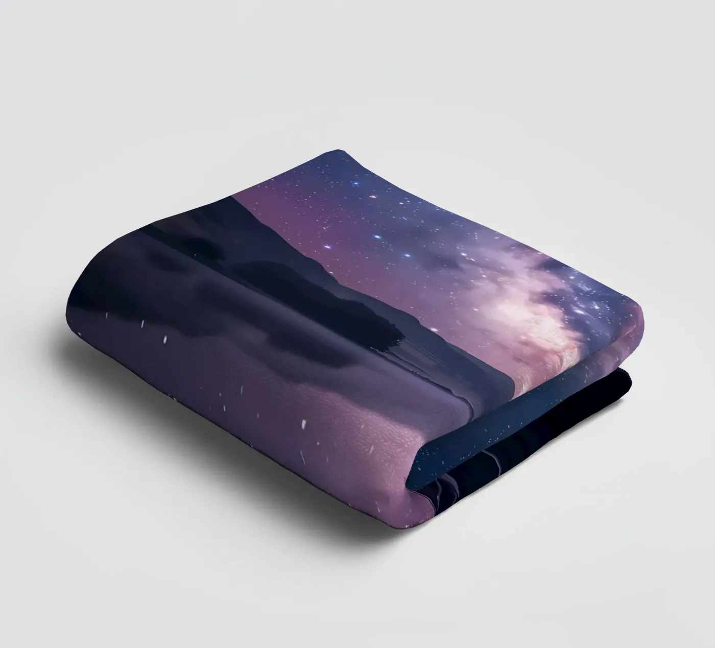 Galaxy Reflection towel by Ginnery
