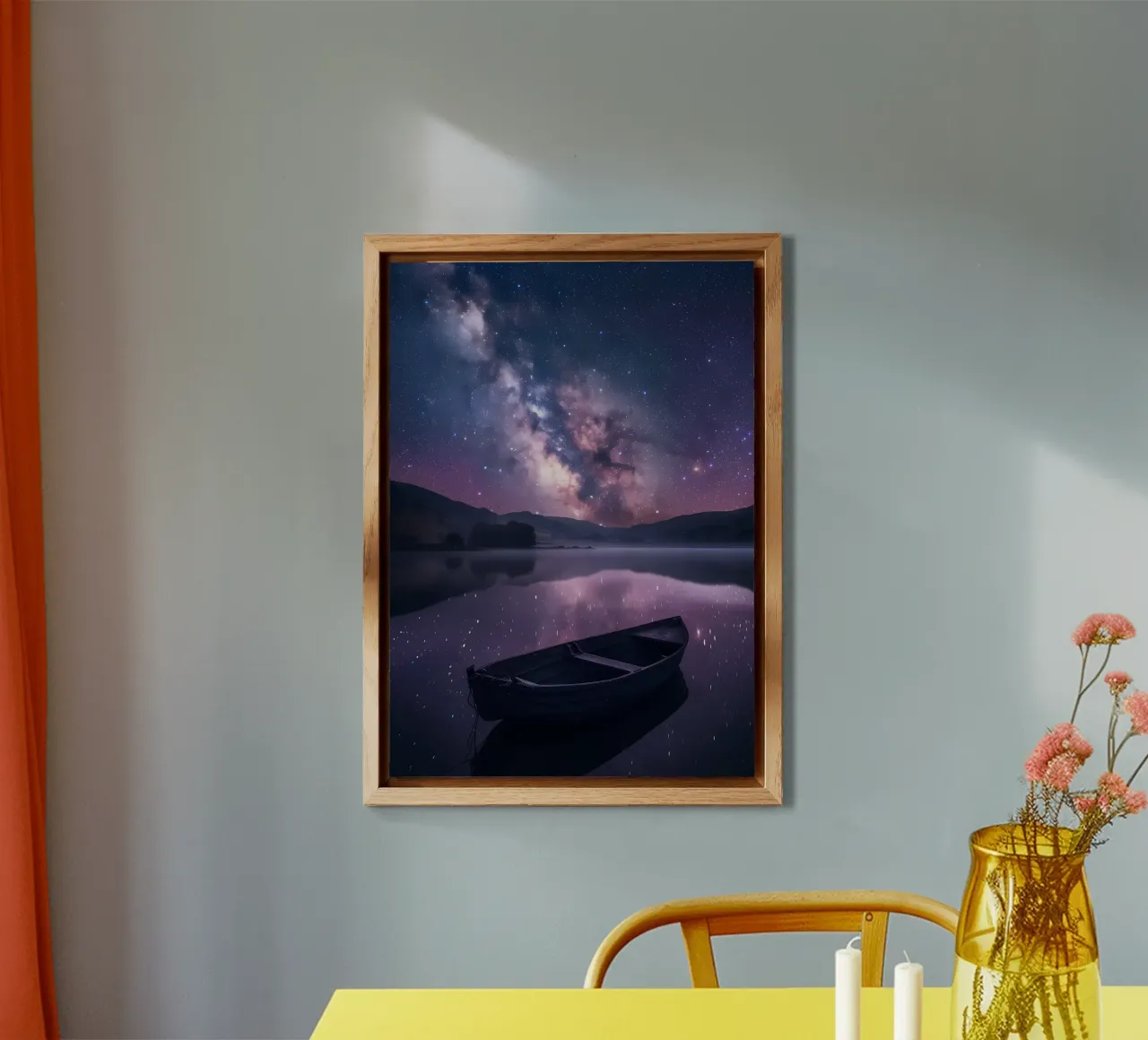 Galaxy Reflection forex plate by Ginnery