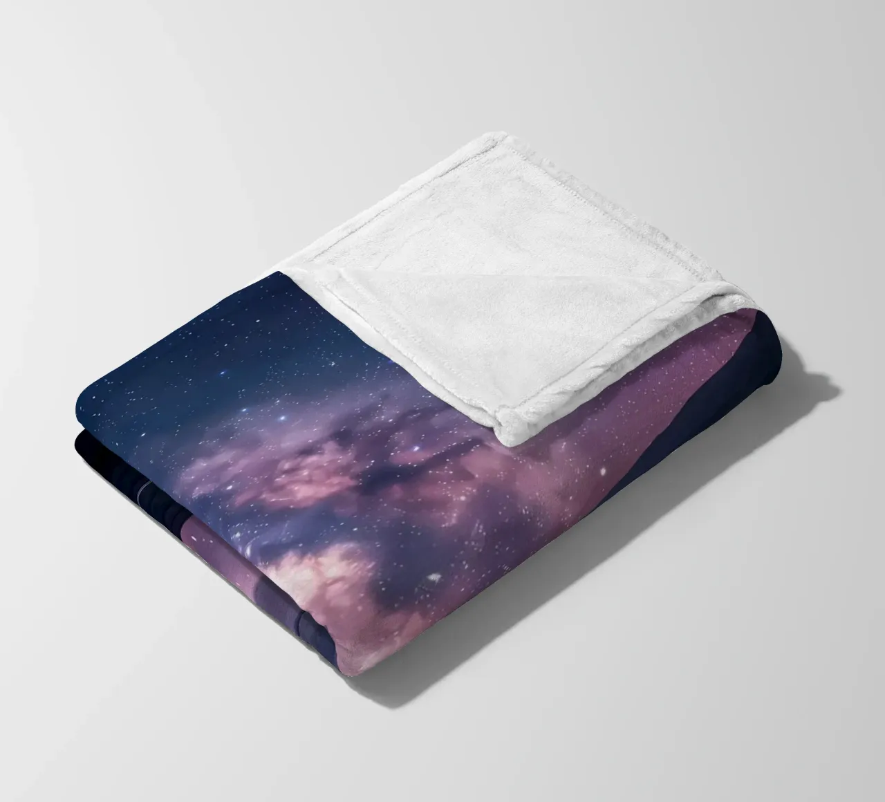 Reflexion der Galaxie Fleecedecke von Ginnery