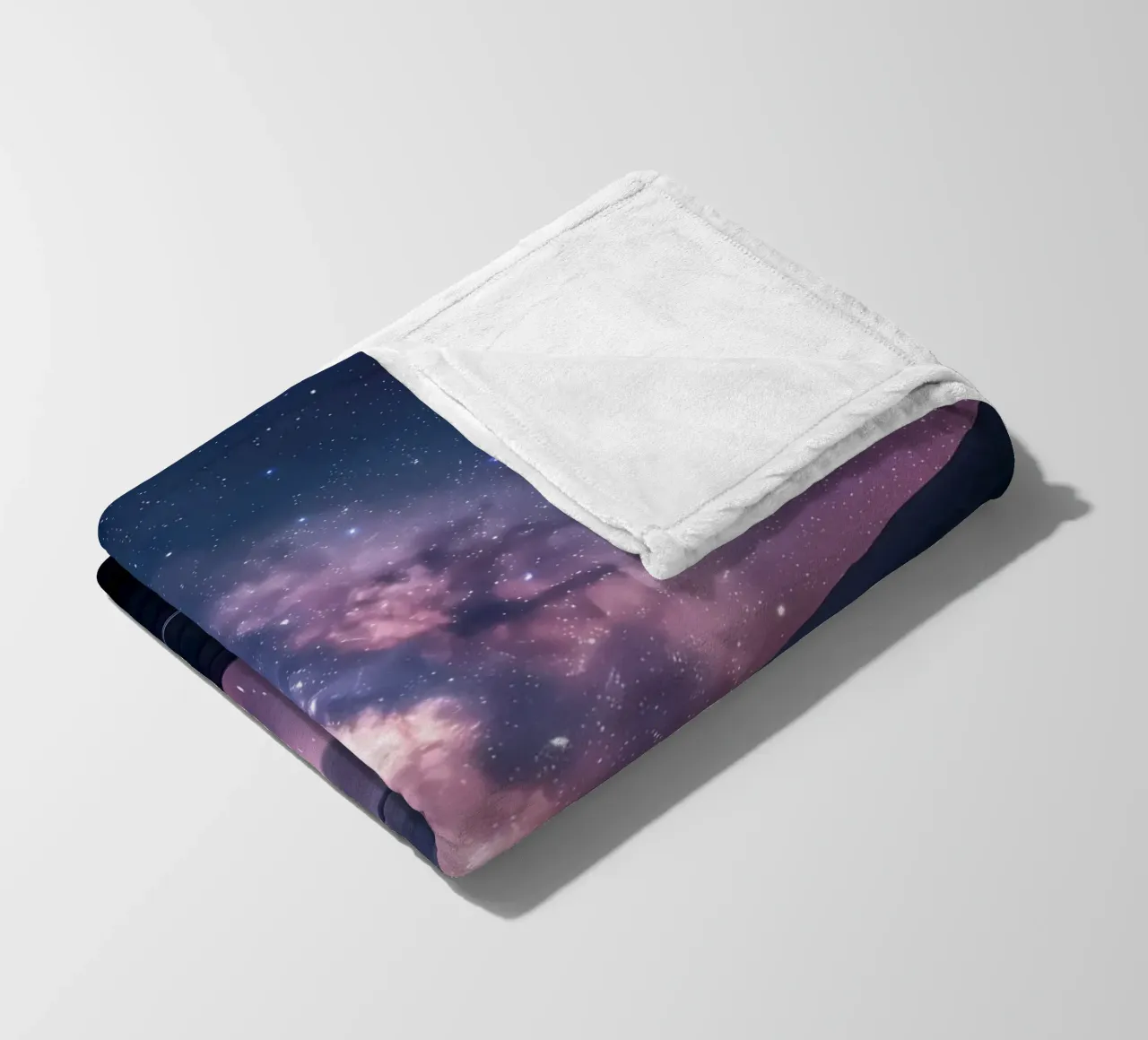 Reflexion der Galaxie Fleecedecke von Ginnery