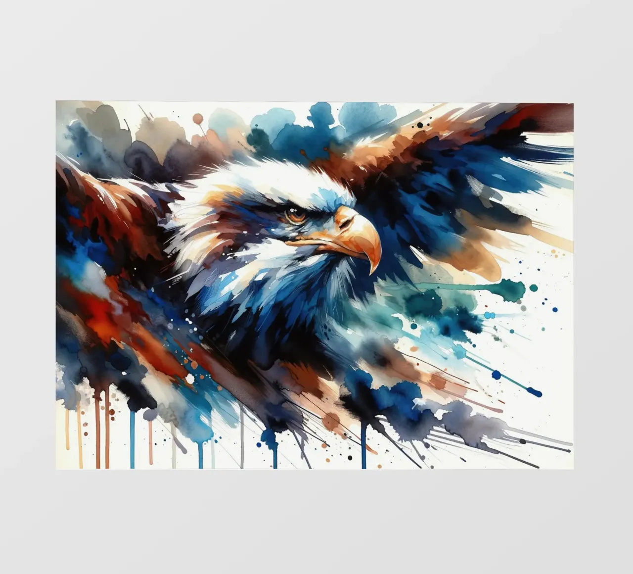 La majesté de l'aigle papier peint photo de Chromatic Fusion Studio