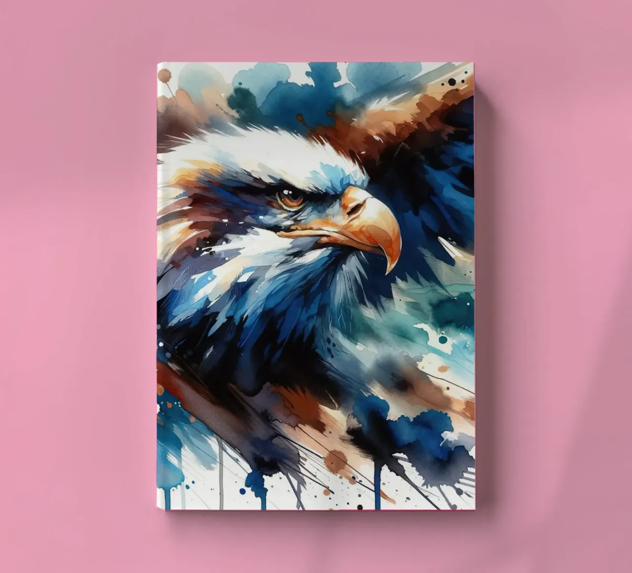 Soaring Majesty of the Eagle notebook by Chromatic Fusion Studio